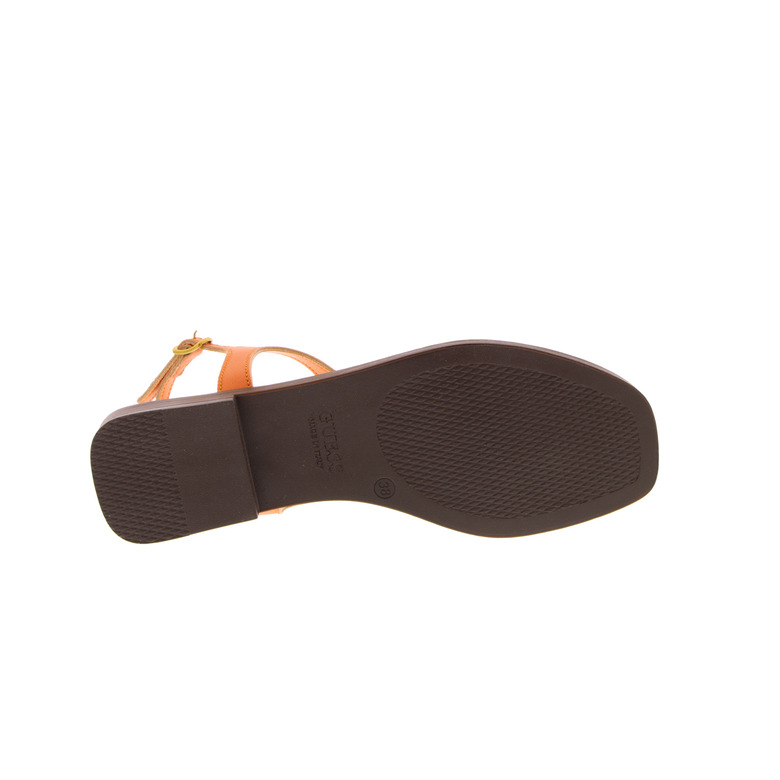 Guess sandales orange 5