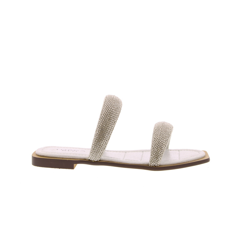 Tosca Blu slippers zilver 1