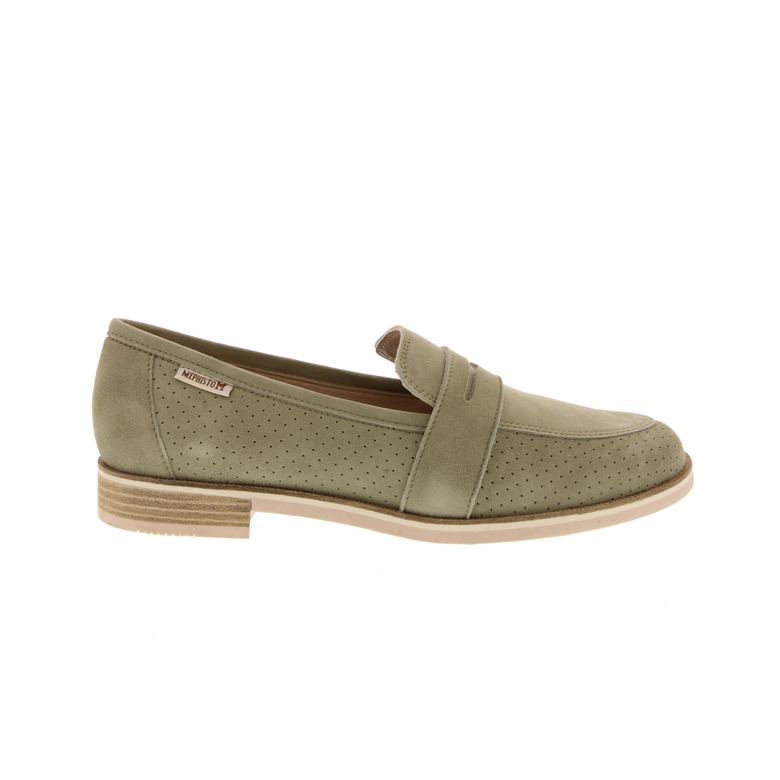 Mephisto moccasins vert kaki 1
