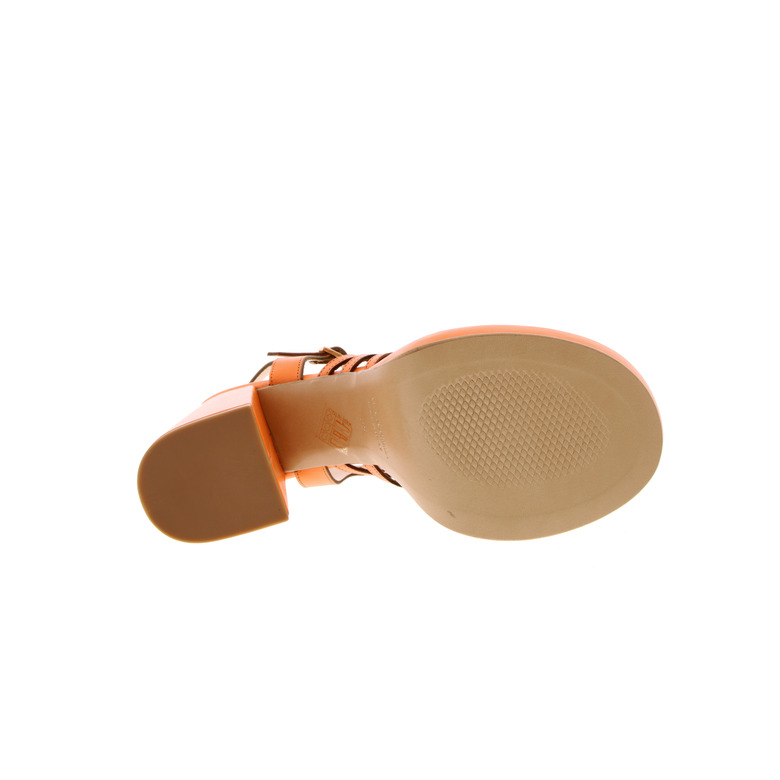 Cristian Daniel sandales orange 5
