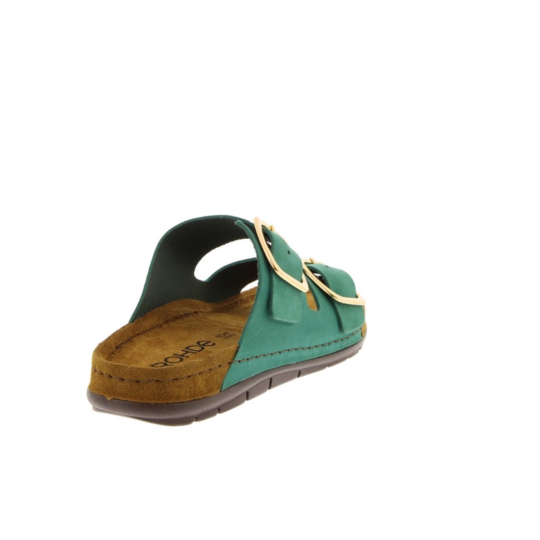 Rohde pantoufles vert 4