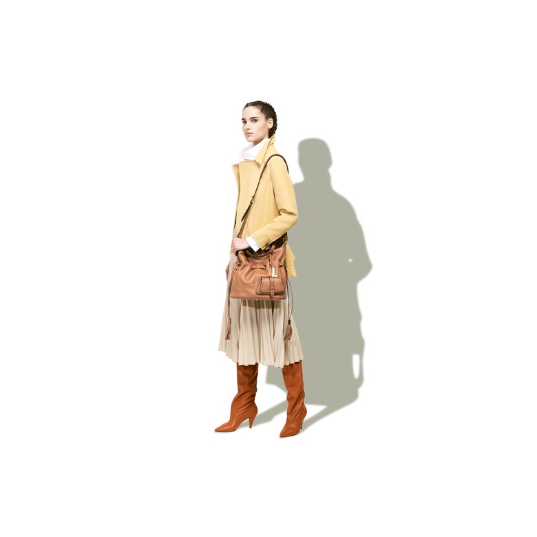 Lancel handbag cognac 3