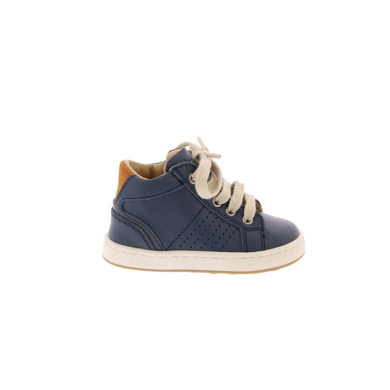 Babybotte veterschoenen donker blauw