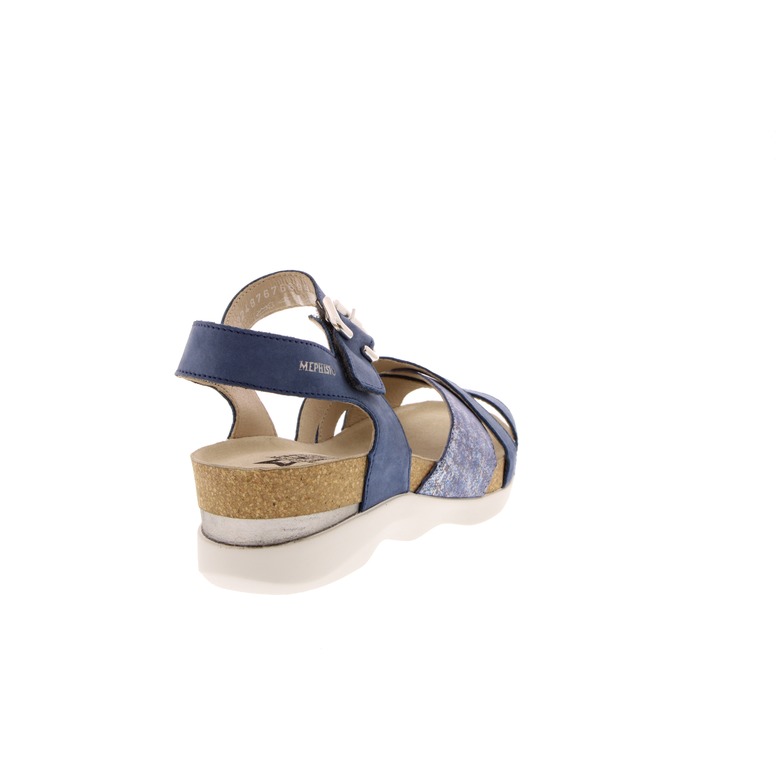 Mephisto sandales bleu 4
