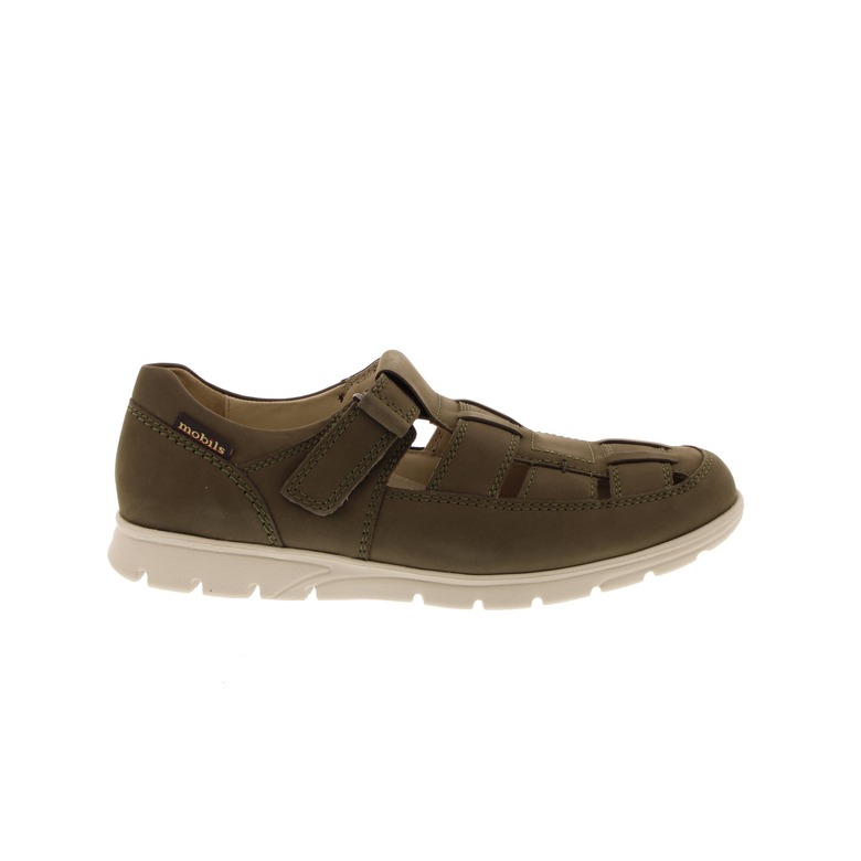 Mephisto Mobils low shoes khaki green