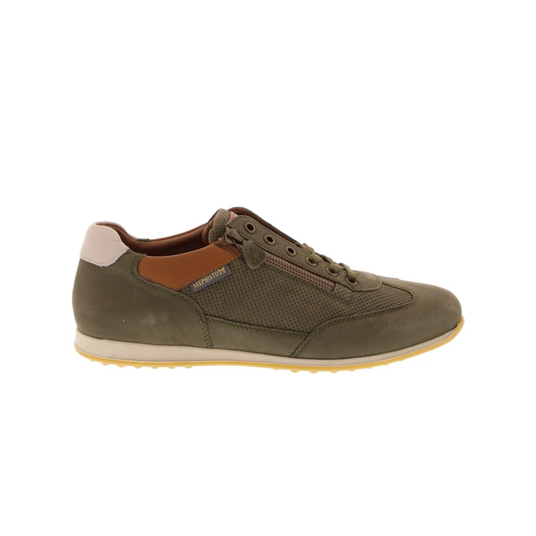 Mephisto lage schoenen kaki 1