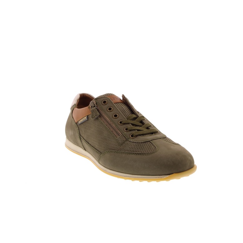 Mephisto lage schoenen kaki 2