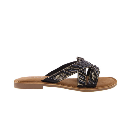 Lazamani slippers zwart