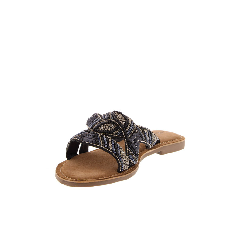 Lazamani slippers zwart 3