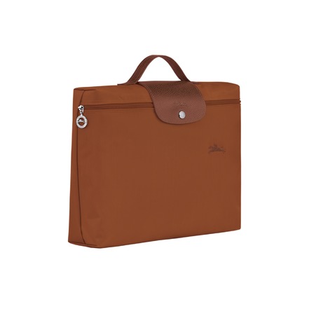 Longchamp aktentasche cognac