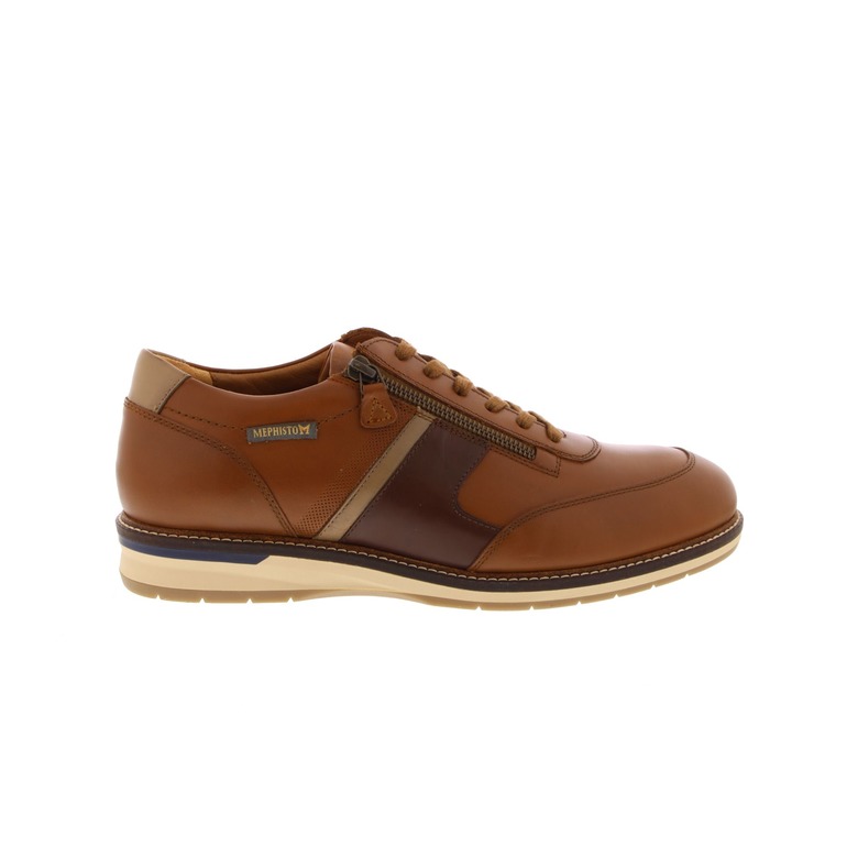 Mephisto lage schoenen cognac