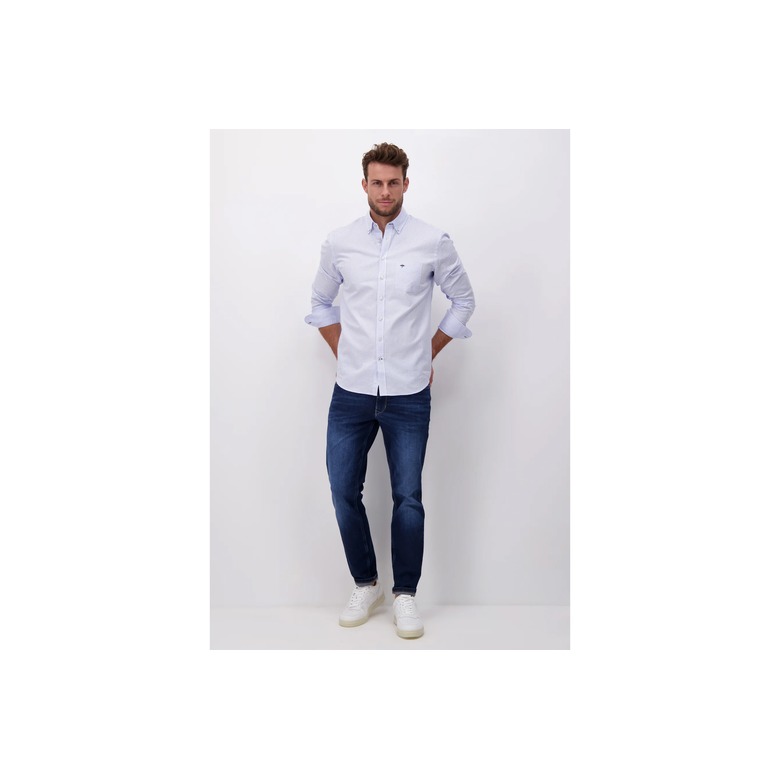 Fynch-hatton hemd licht blauw 2