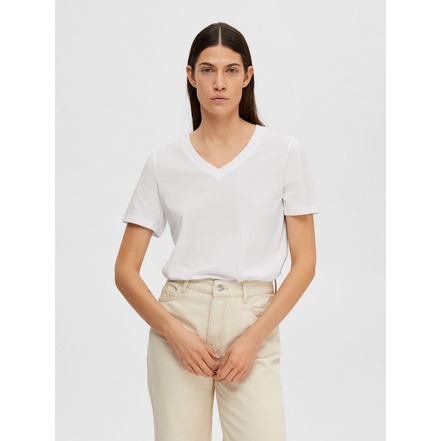 Selected Femme t-shirt weiss