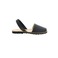 Minorquines sandalen zwart 1