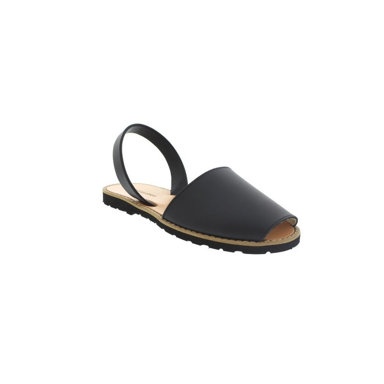 Minorquines sandalen zwart 2