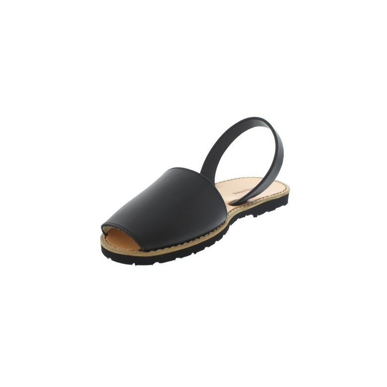 Minorquines sandalen zwart 3