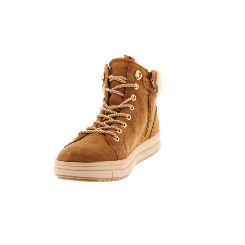 Geox high shoes cognac 3