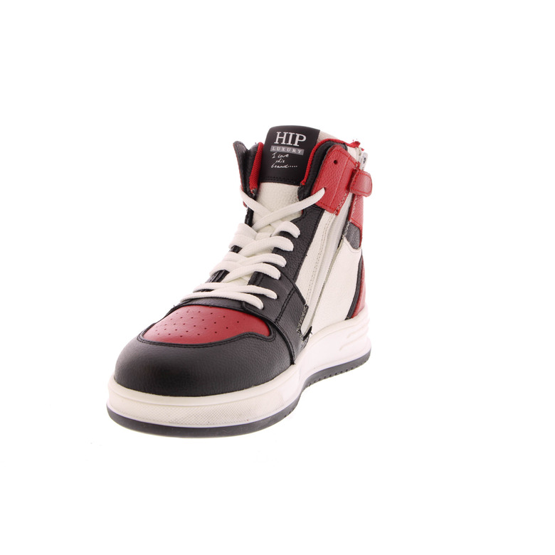 Hip high shoes red 3