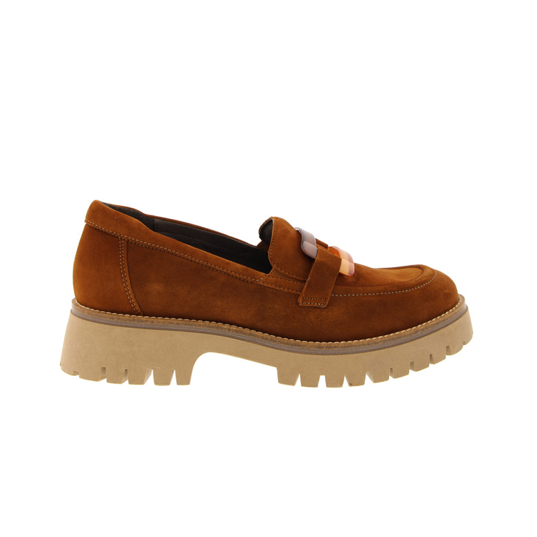 Softwaves moccasins cognac 1