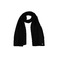 Xandres Cashmere scarf black 1
