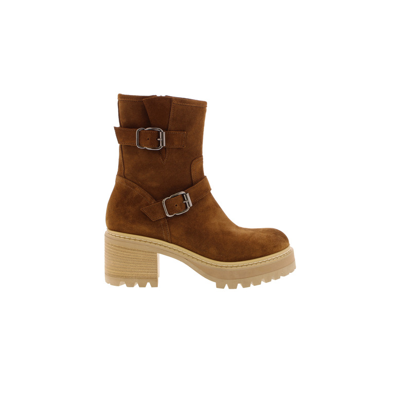 Faire ankle boots cognac 1