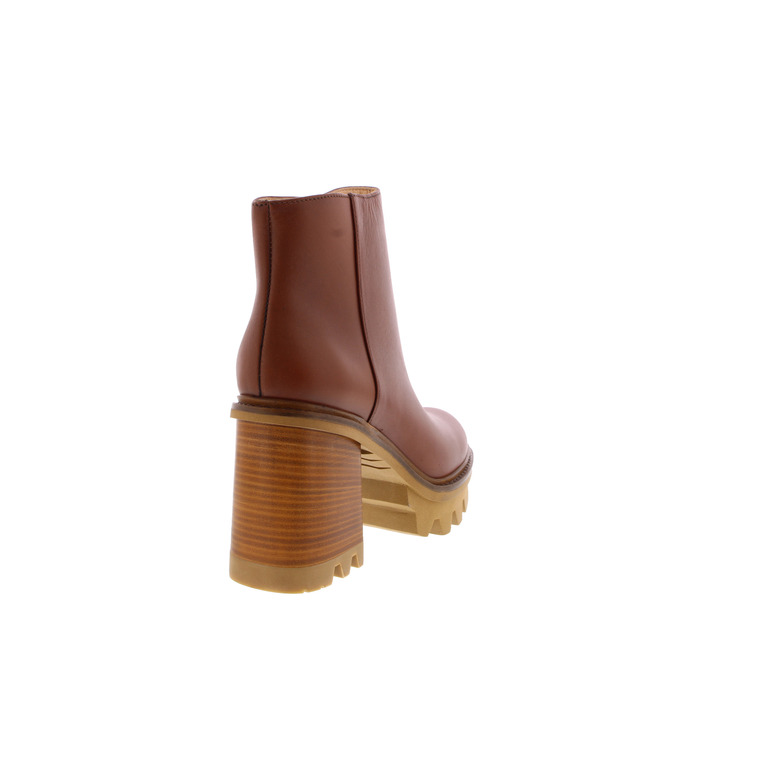 Agl ankle boots cognac 4