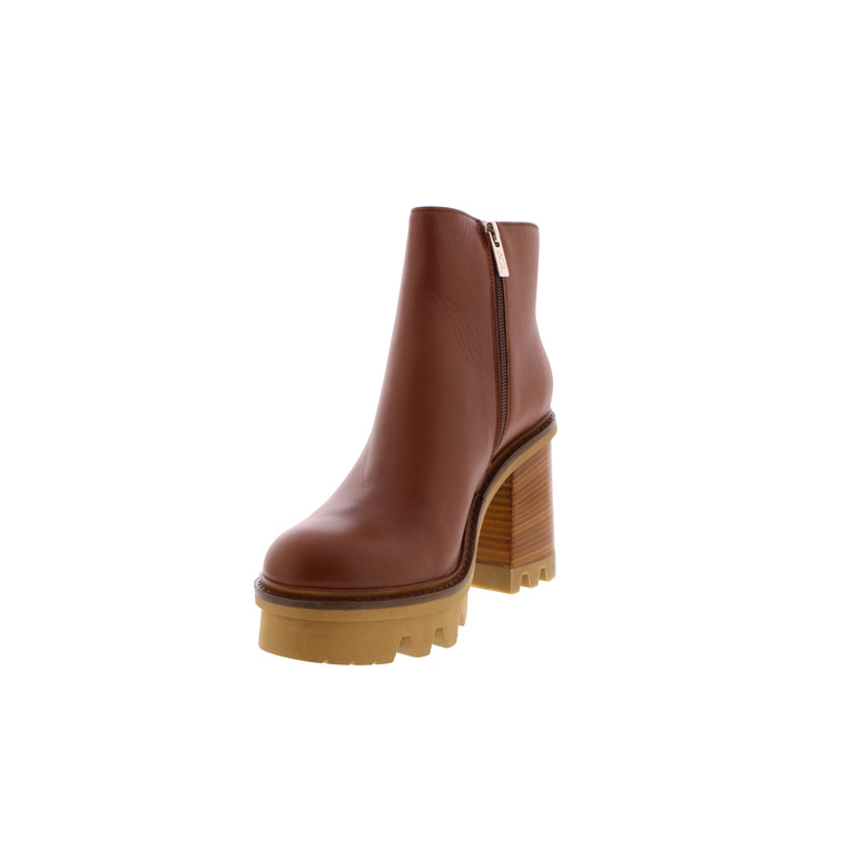 Agl ankle boots cognac 3