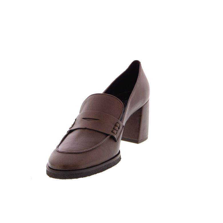 Zinda mocassins bruin 3