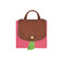 Longchamp backpack pink 3