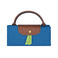 Longchamp travel bag blue 3
