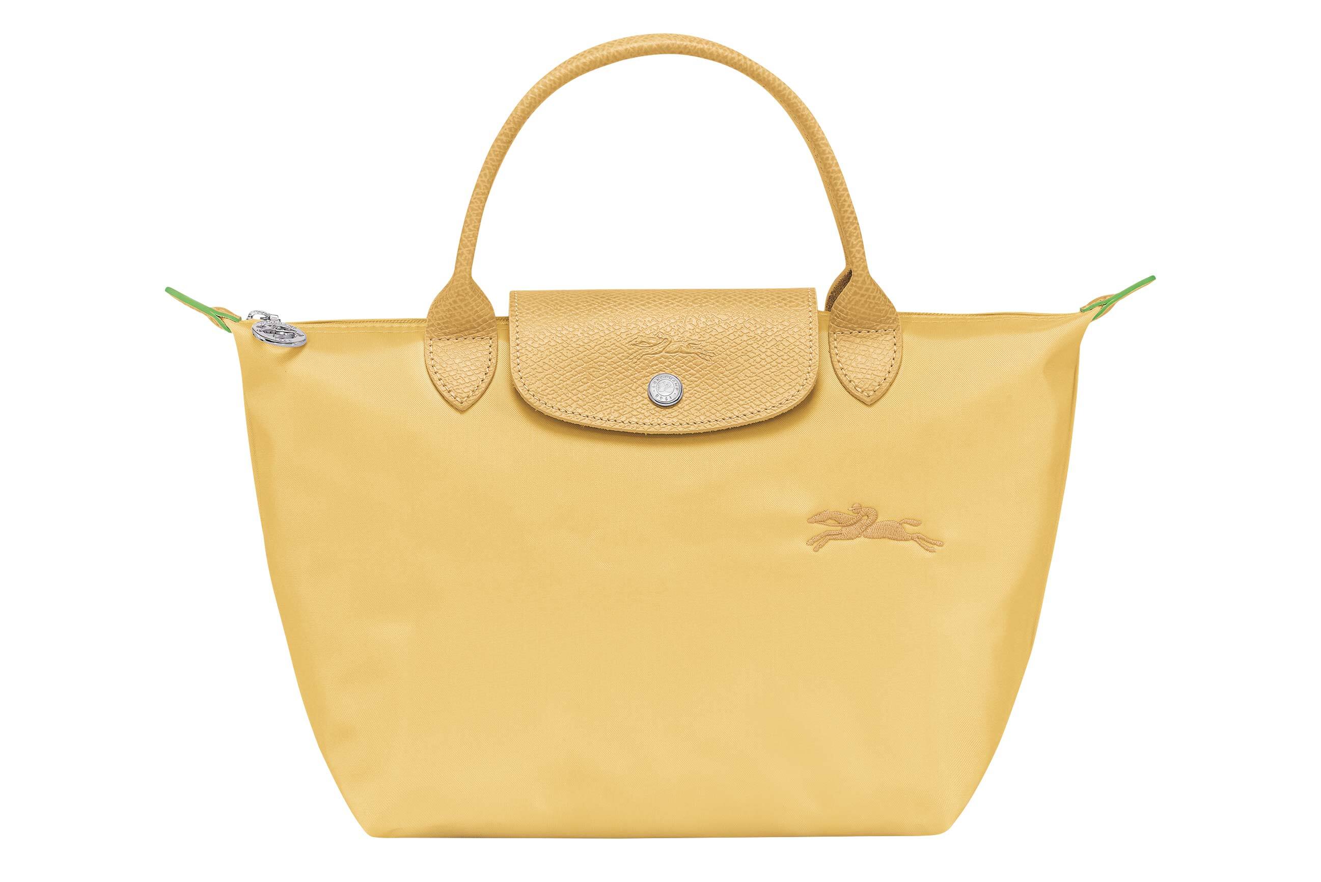Handbag Longchamp Yellow 919 L1621 LE PLIAGE GREEN Free