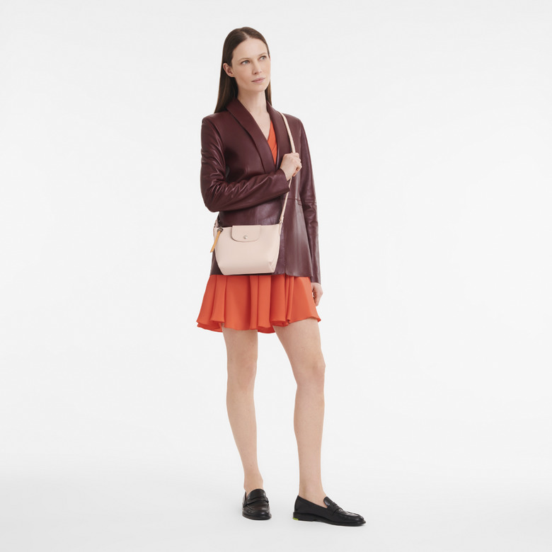 Longchamp sac porté épaule rose 2