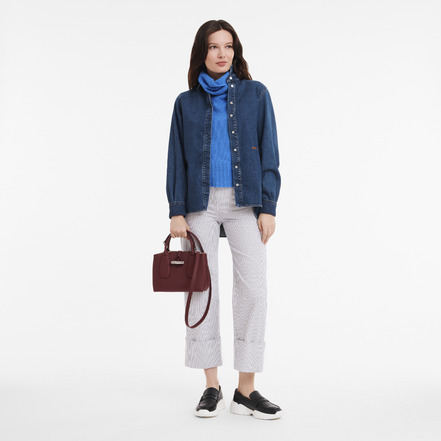 Longchamp handtas bordeaux