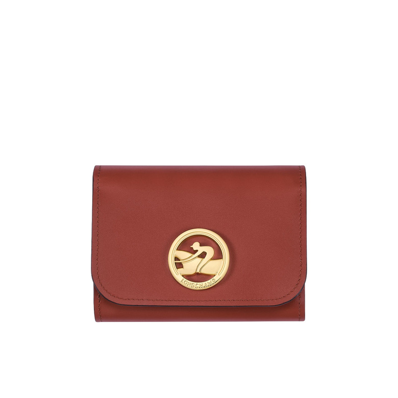 Longchamp portefeuille brun