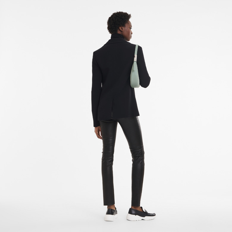 Longchamp sac porté épaule vert 2