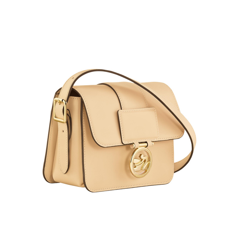 Longchamp crossbody lightbrown 2