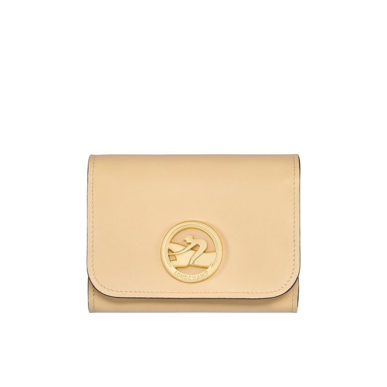 Longchamp portefeuille beige