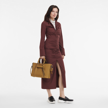 Longchamp handtas camel