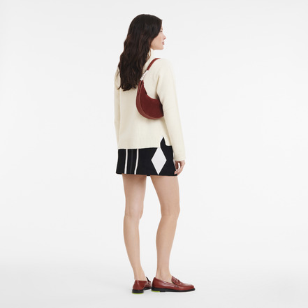 Longchamp schultertasche bordeaux