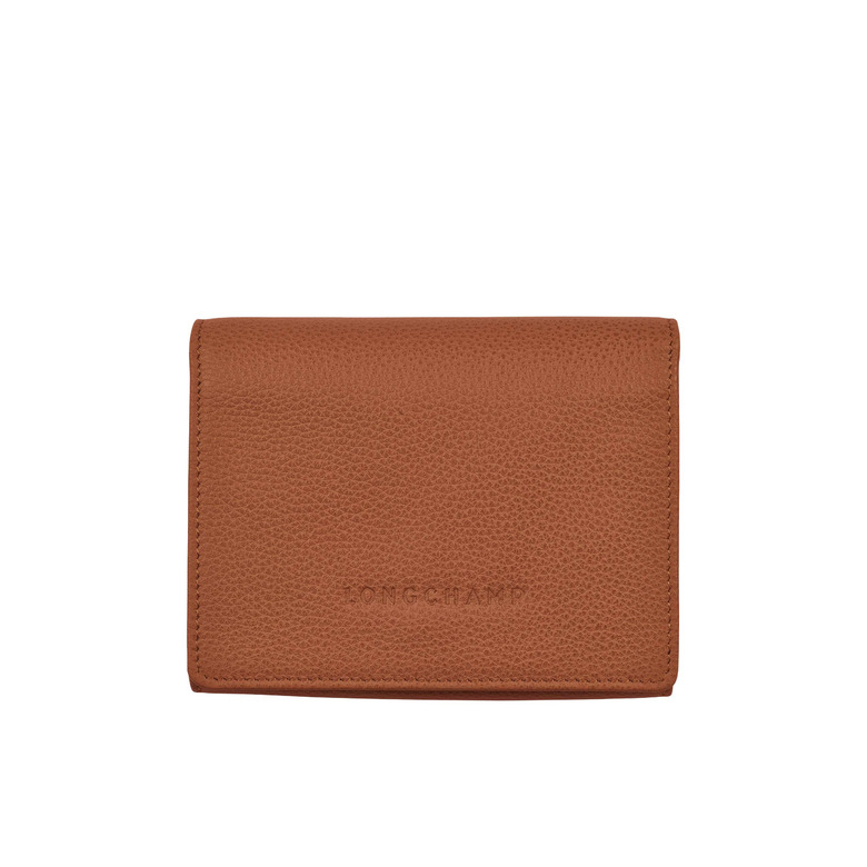 Longchamp portefeuille cognac