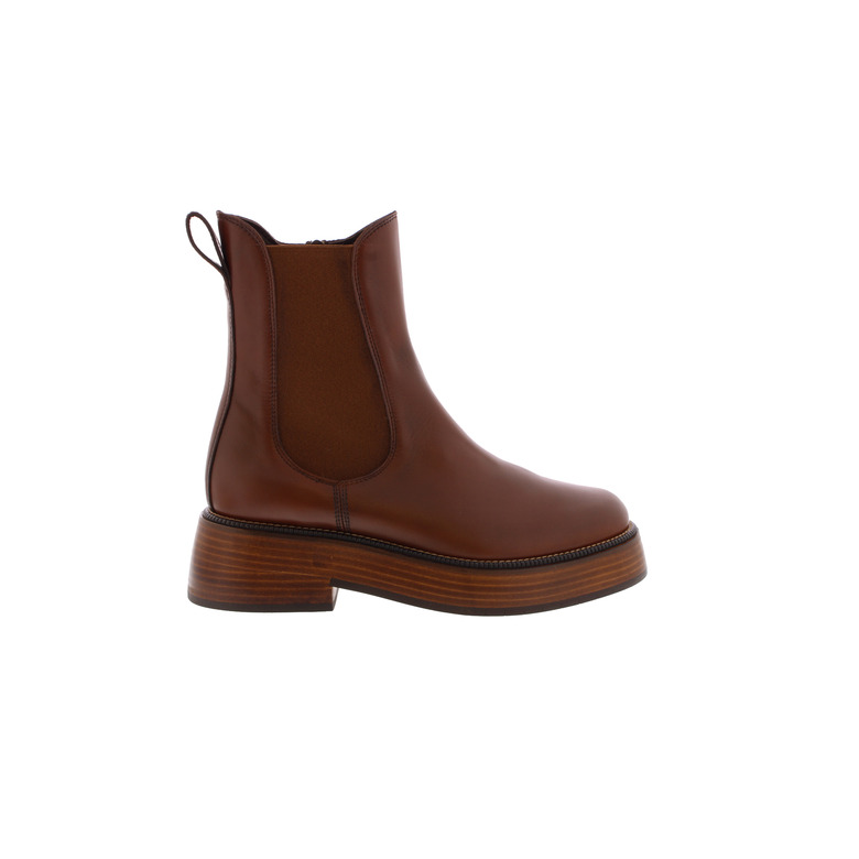 Pertini ankle boots cognac 1