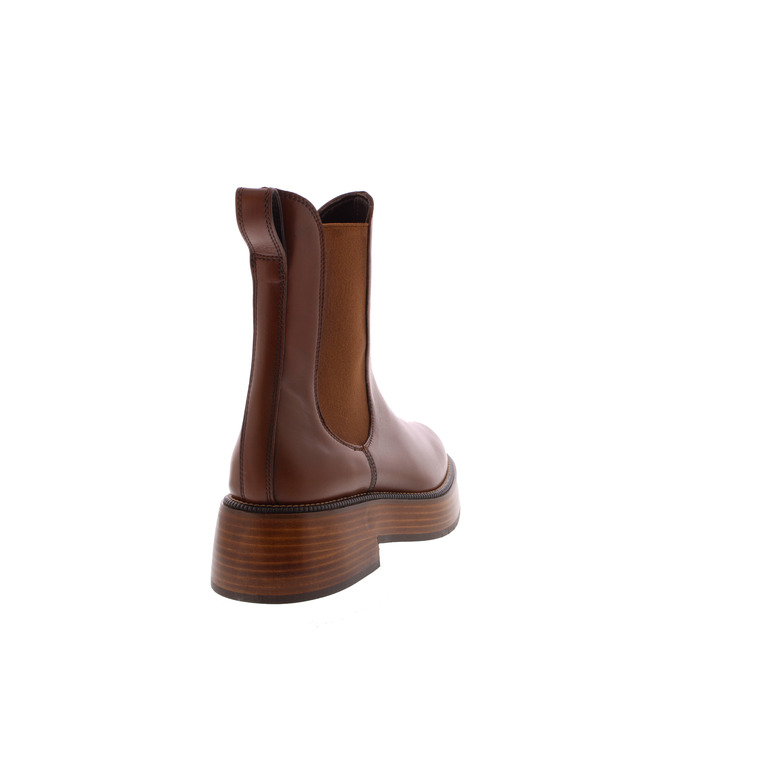 Pertini ankle boots cognac 4