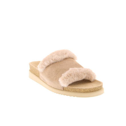 Mephisto thong slippers lightbrown