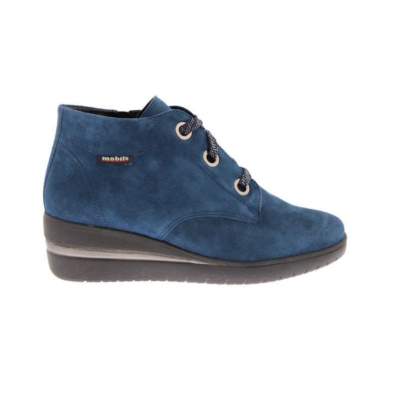 Mephisto Mobils chaussures à lacets bleu 1