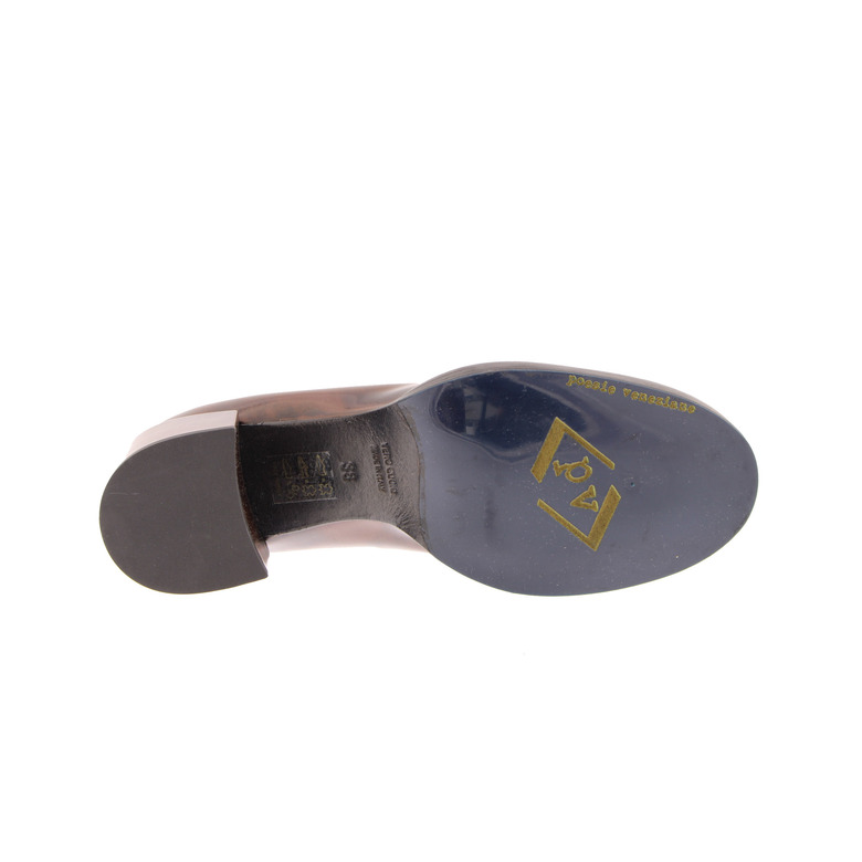 Poesie Veneziane mocassins bruin 5