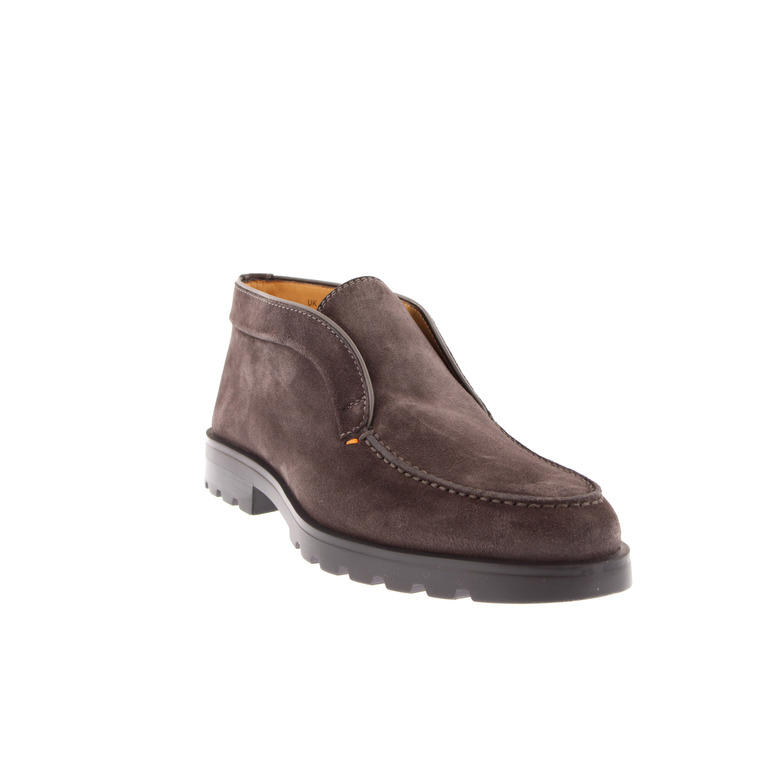 Santoni chaussures hautes brun 2