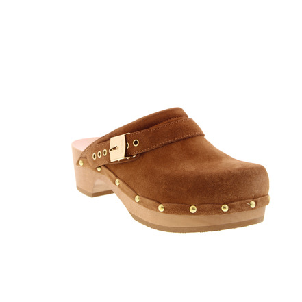 Scholl slippers cognac