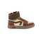Hip high shoes cognac 1