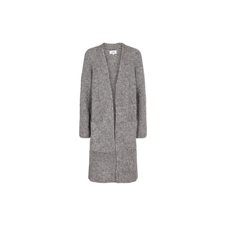 Numph strickjacke grau