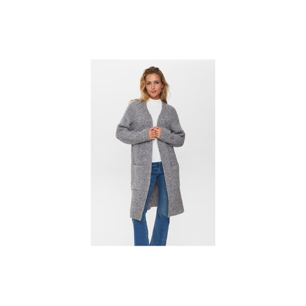 Numph strickjacke grau